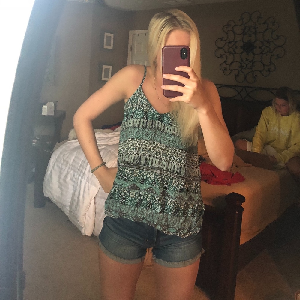 colorful tank top